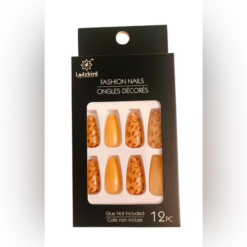 🤎🧡🤍Fashion Nails - Leopard Print